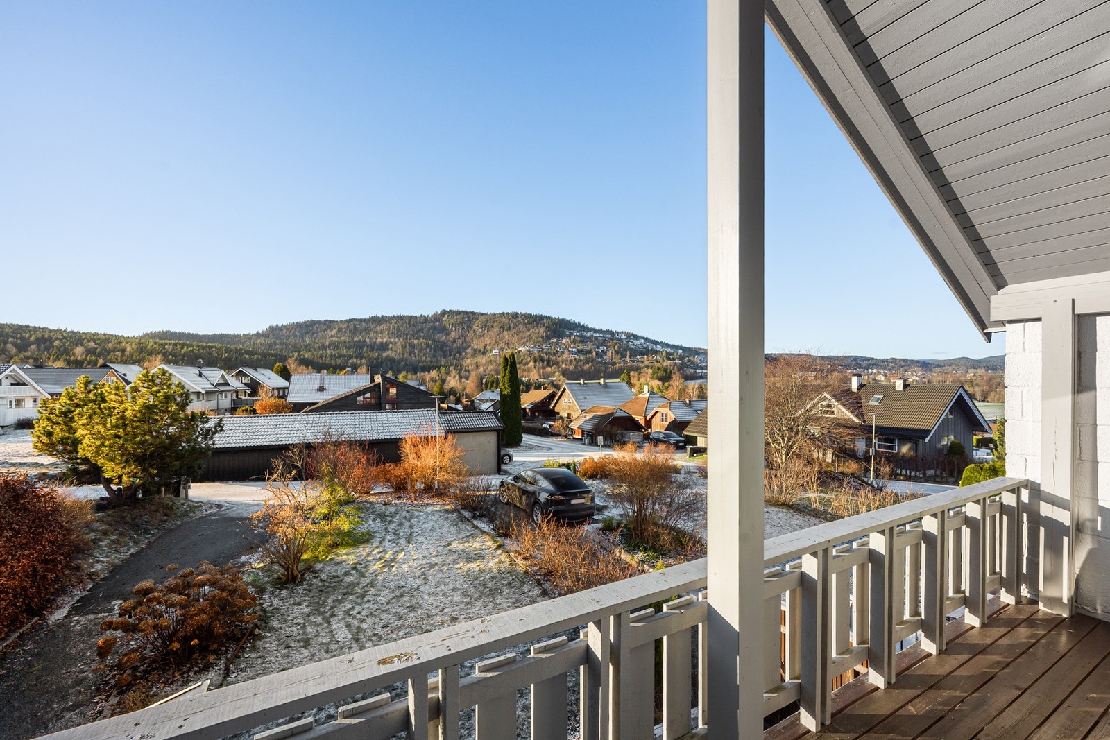 Utsikt fra balkong i 2. etasje Galleribilde
