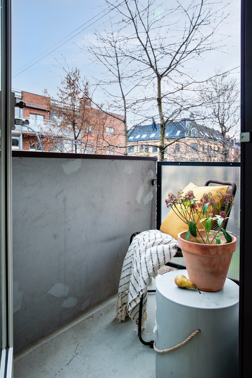 Balkong på 2 kvm Galleribilde