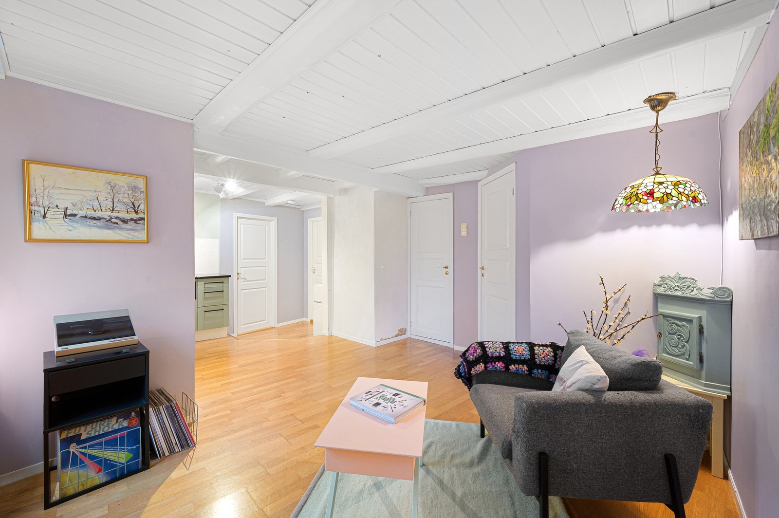 Plass til både sittegruppe og øvrig møblering. Galleribilde