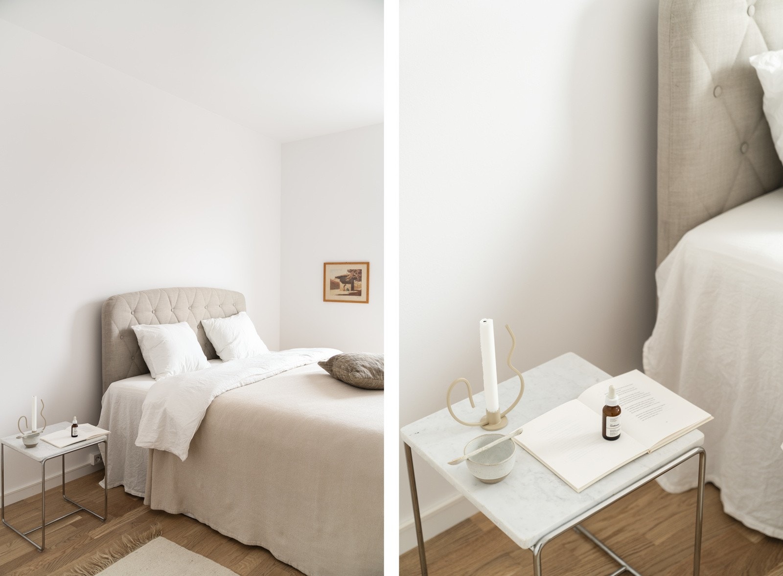 Boligen har balansert ventilasjon, slik at man får frisk luft inn på soverommet, noe som også hjelper med å holde temperaturen sval. Galleribilde