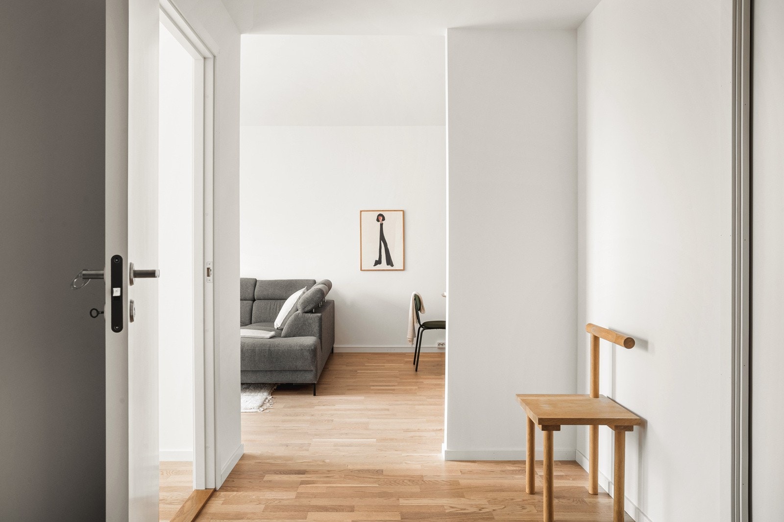 Fra stuen beveger vi oss inn til soverommene. Galleribilde