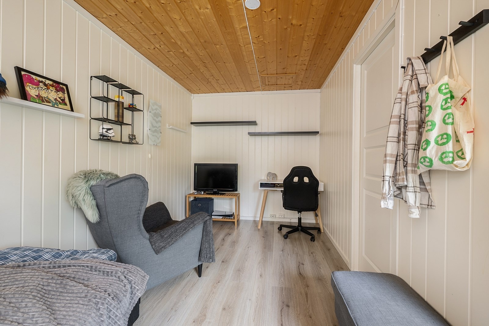 Rommet fungerer også fint til kontor Galleribilde