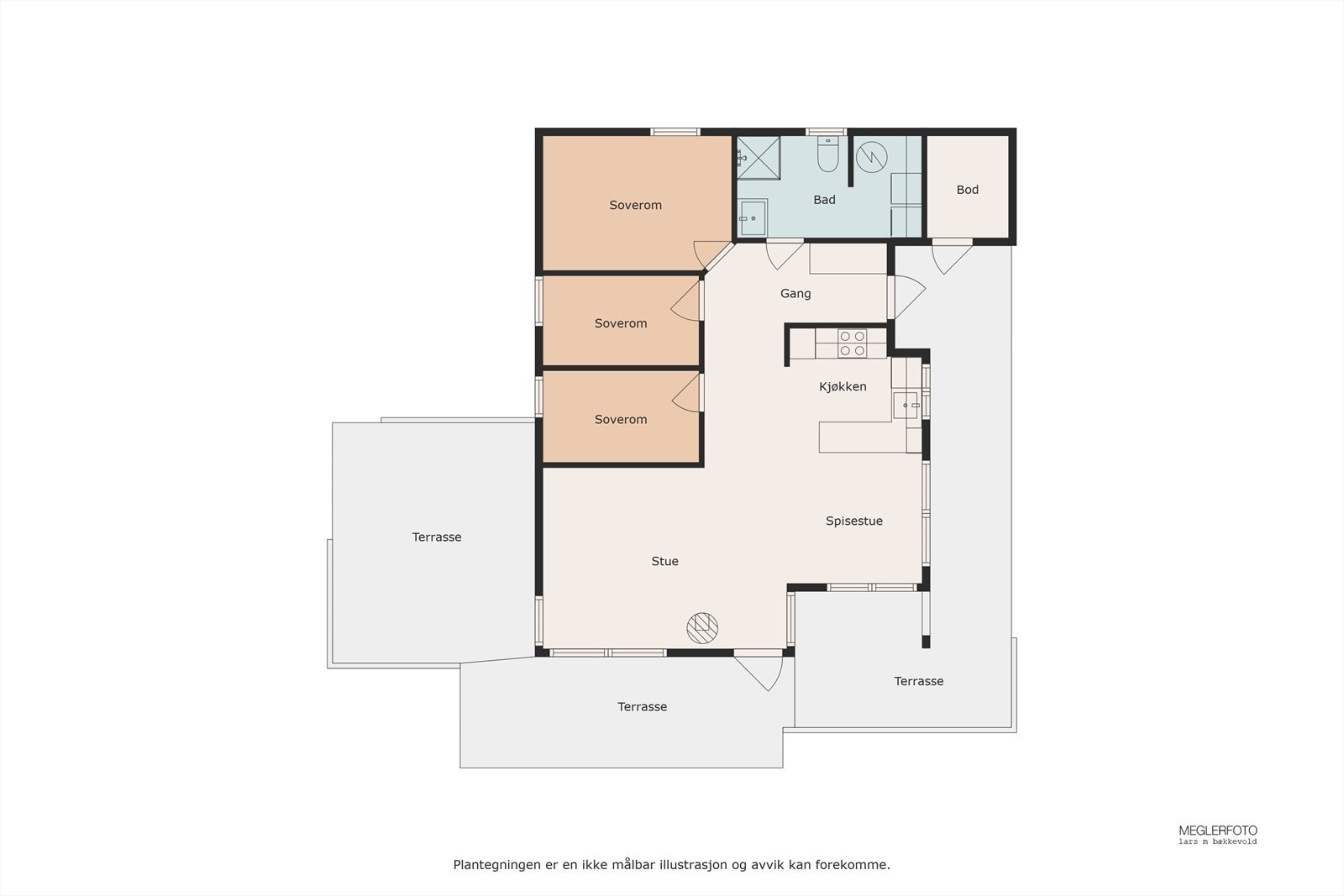 Plantegning Galleribilde