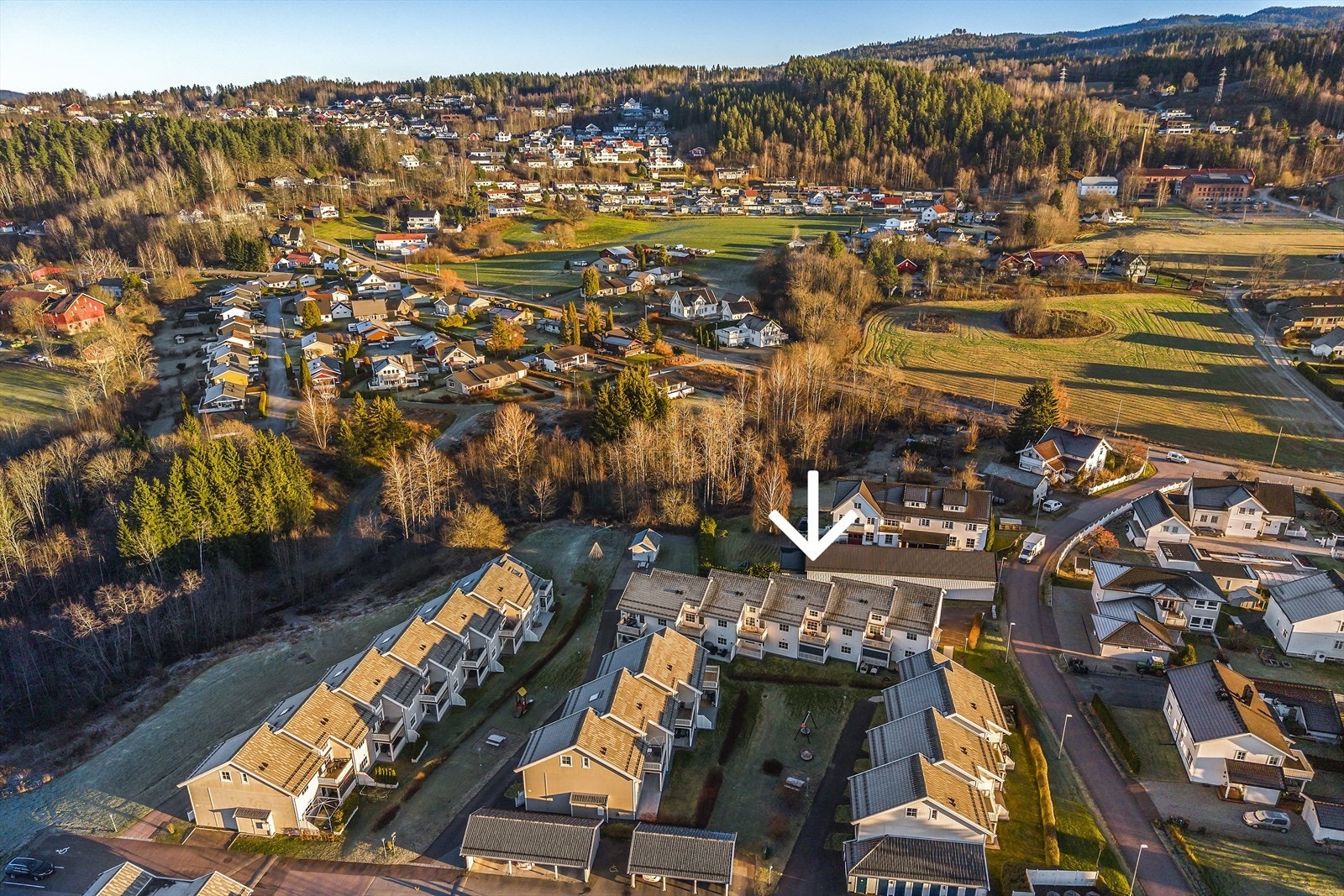 Leiligheten har en god intern beliggenhet. Galleribilde