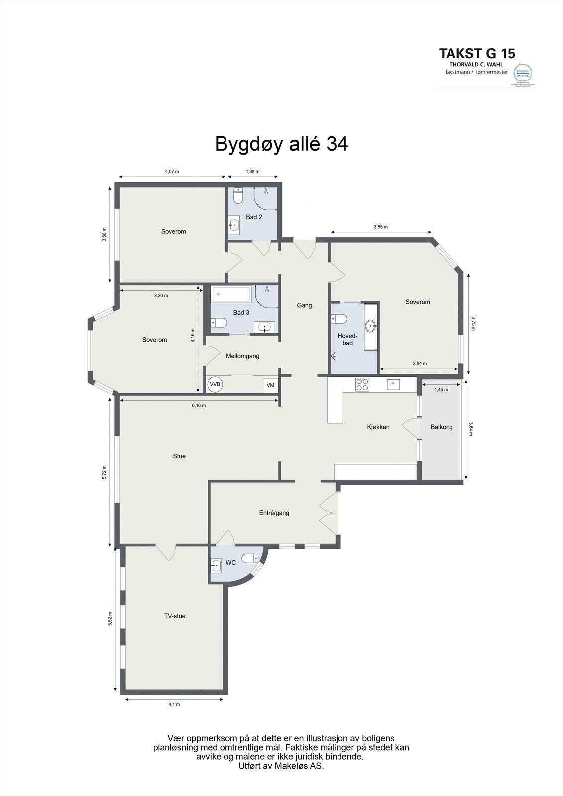 Plantegning Galleribilde