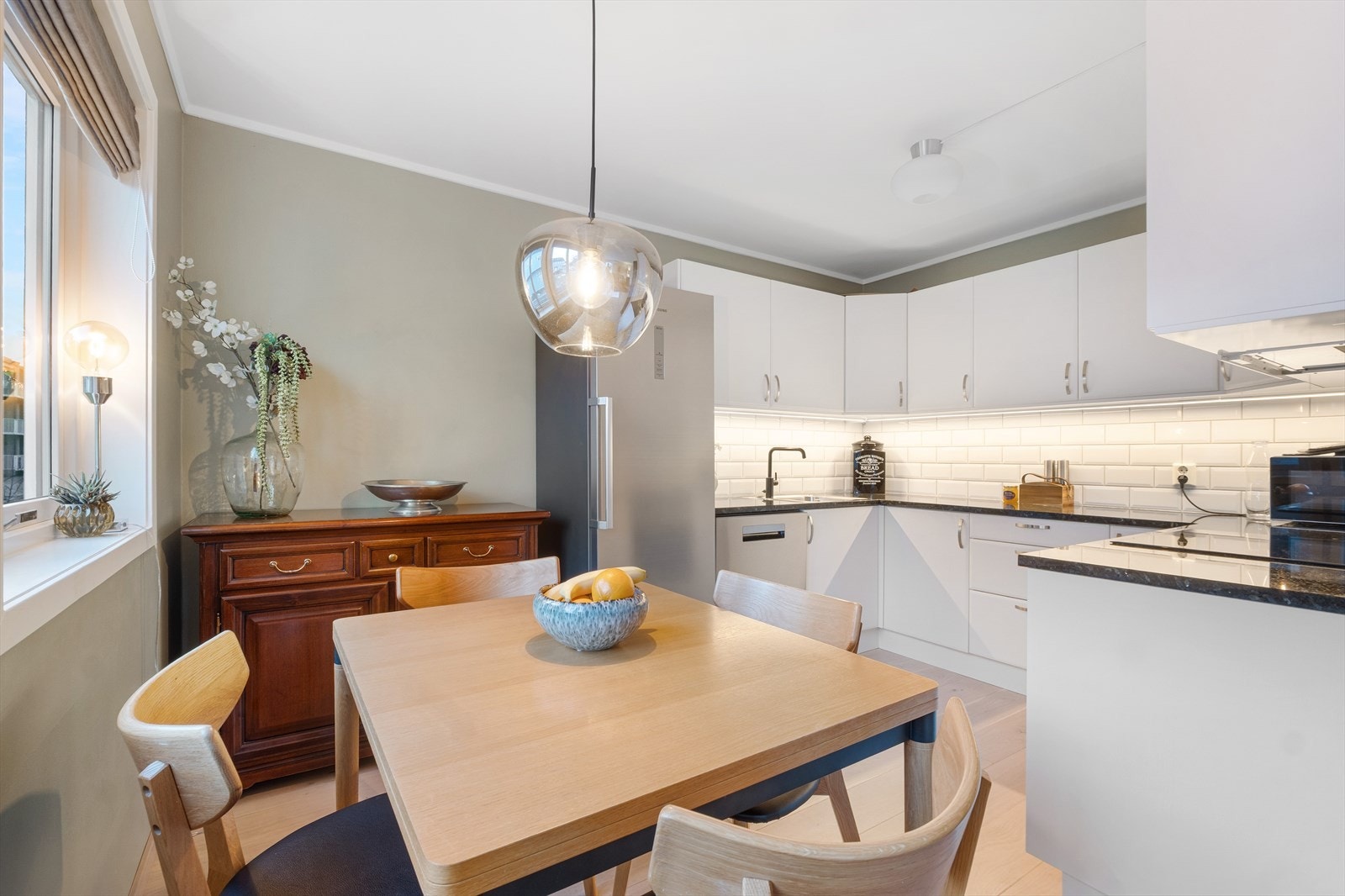 Her kan man nyte gode måltider med familie og venner. Galleribilde