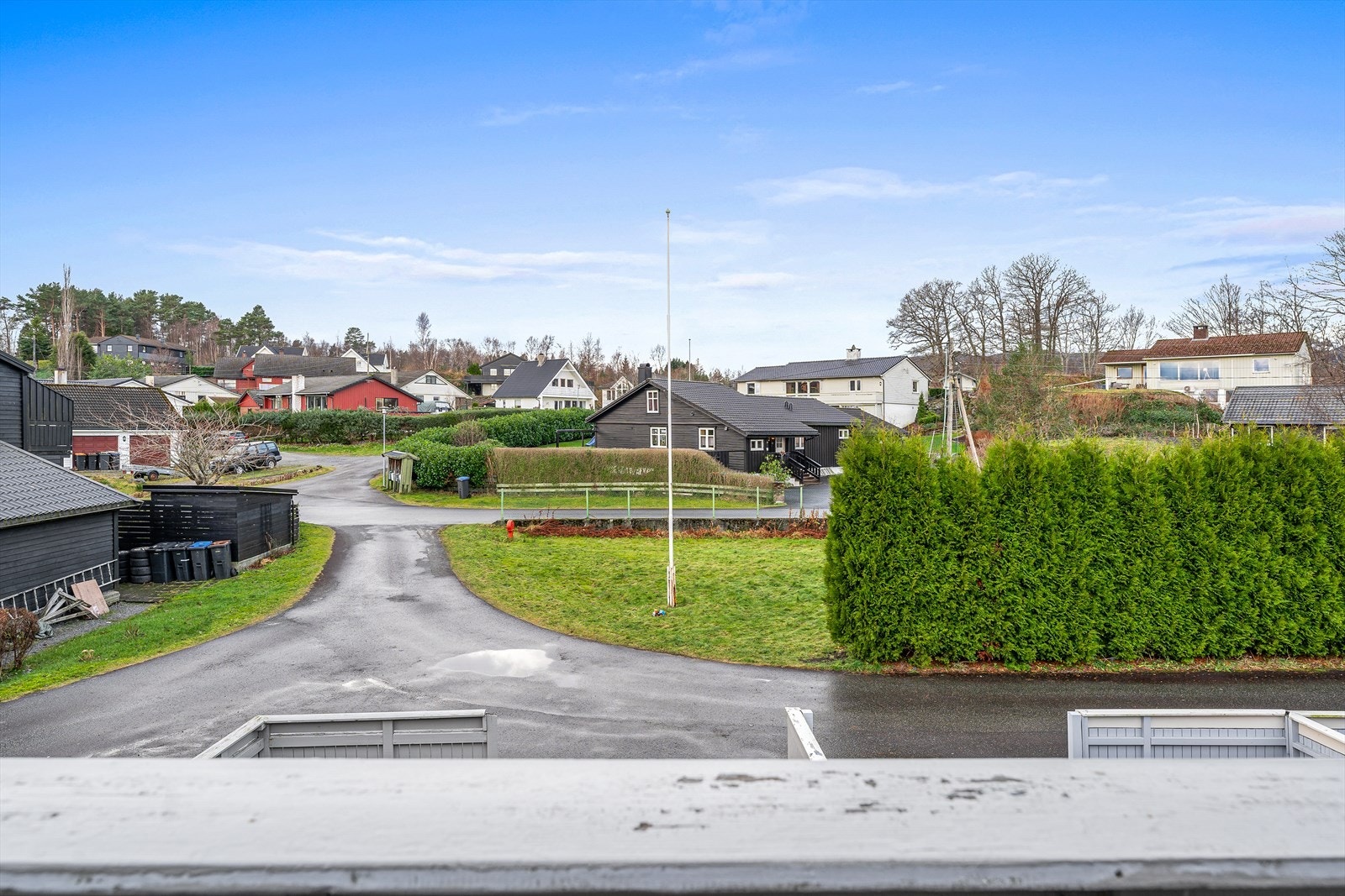 Utsikt fra terrasse Galleribilde