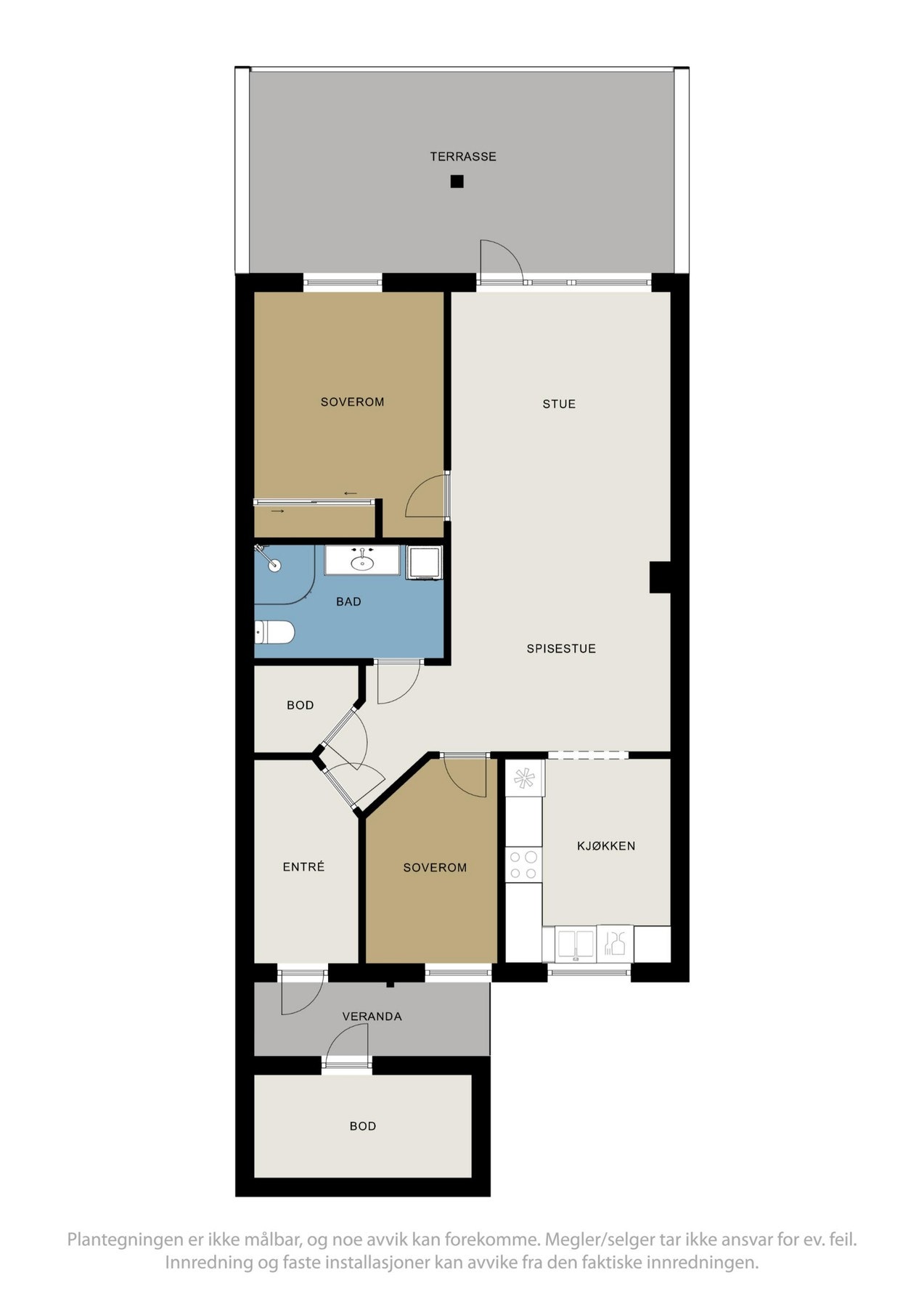 Plantegning Galleribilde