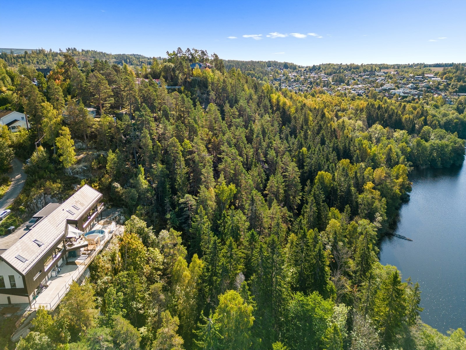 Her kan du bo usjenert med utsikt til Pollevannet naturreservat. Galleribilde