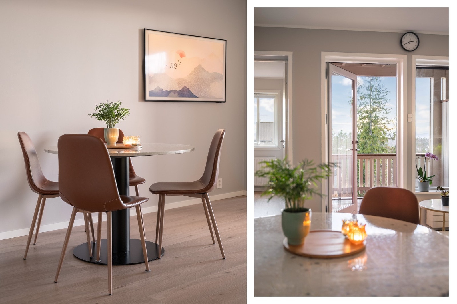 Leiligheten ligger høyt og fritt i 2. etasje. Galleribilde