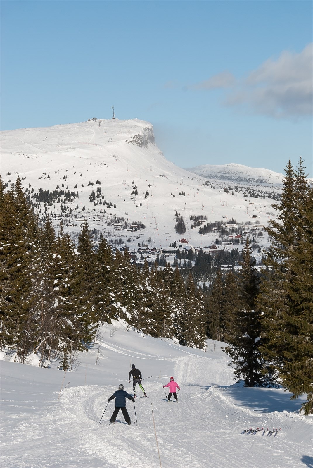 Milevis med velpreparerte langrennsløyper Galleribilde