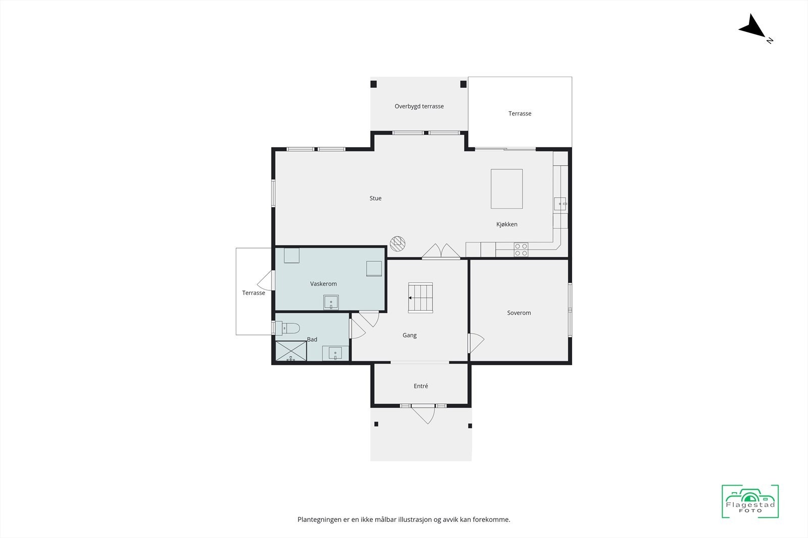 Plantegning hovedplan Galleribilde