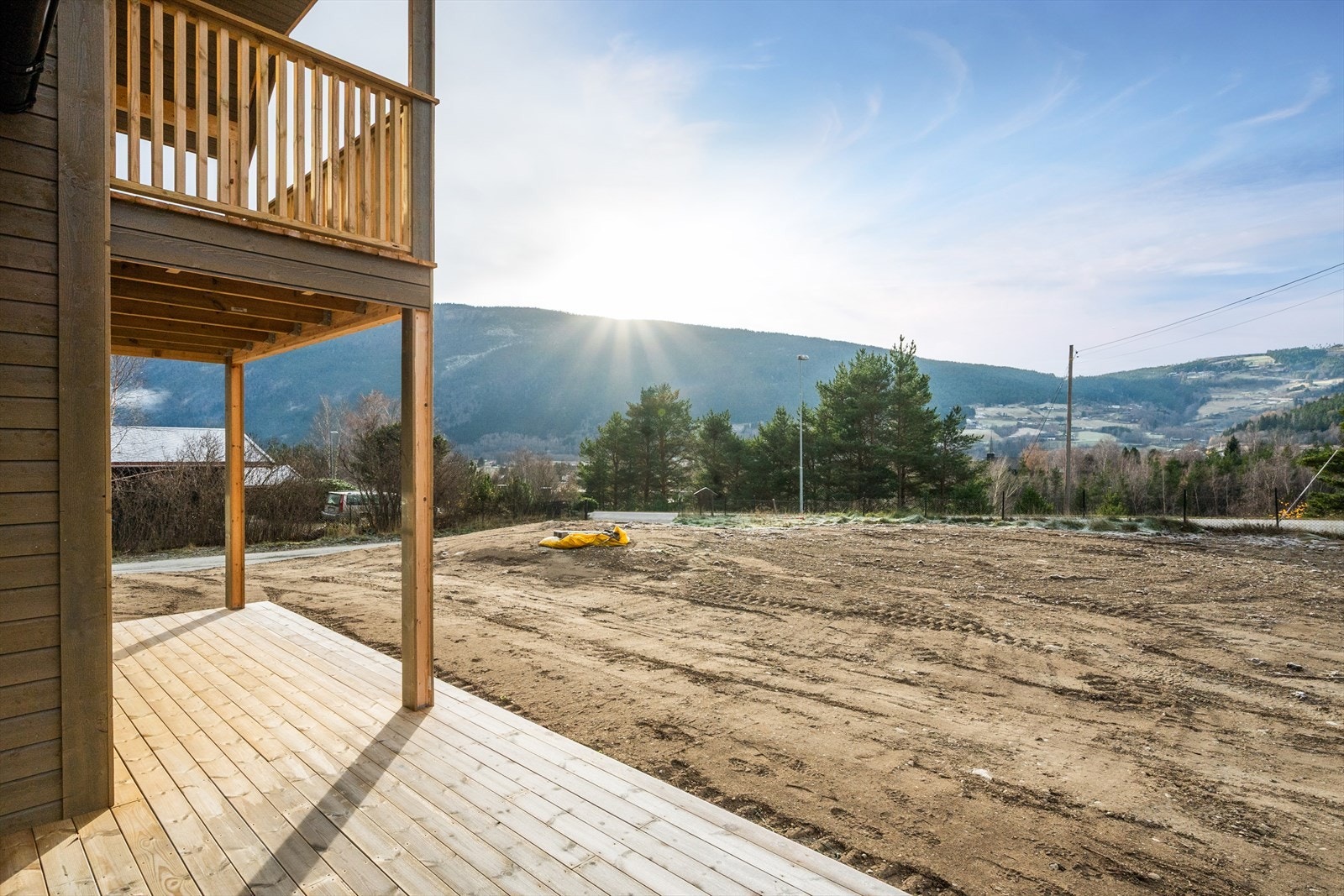 Resten av uteområdet er planert og kan opparbeides etter eget ønske. Galleribilde