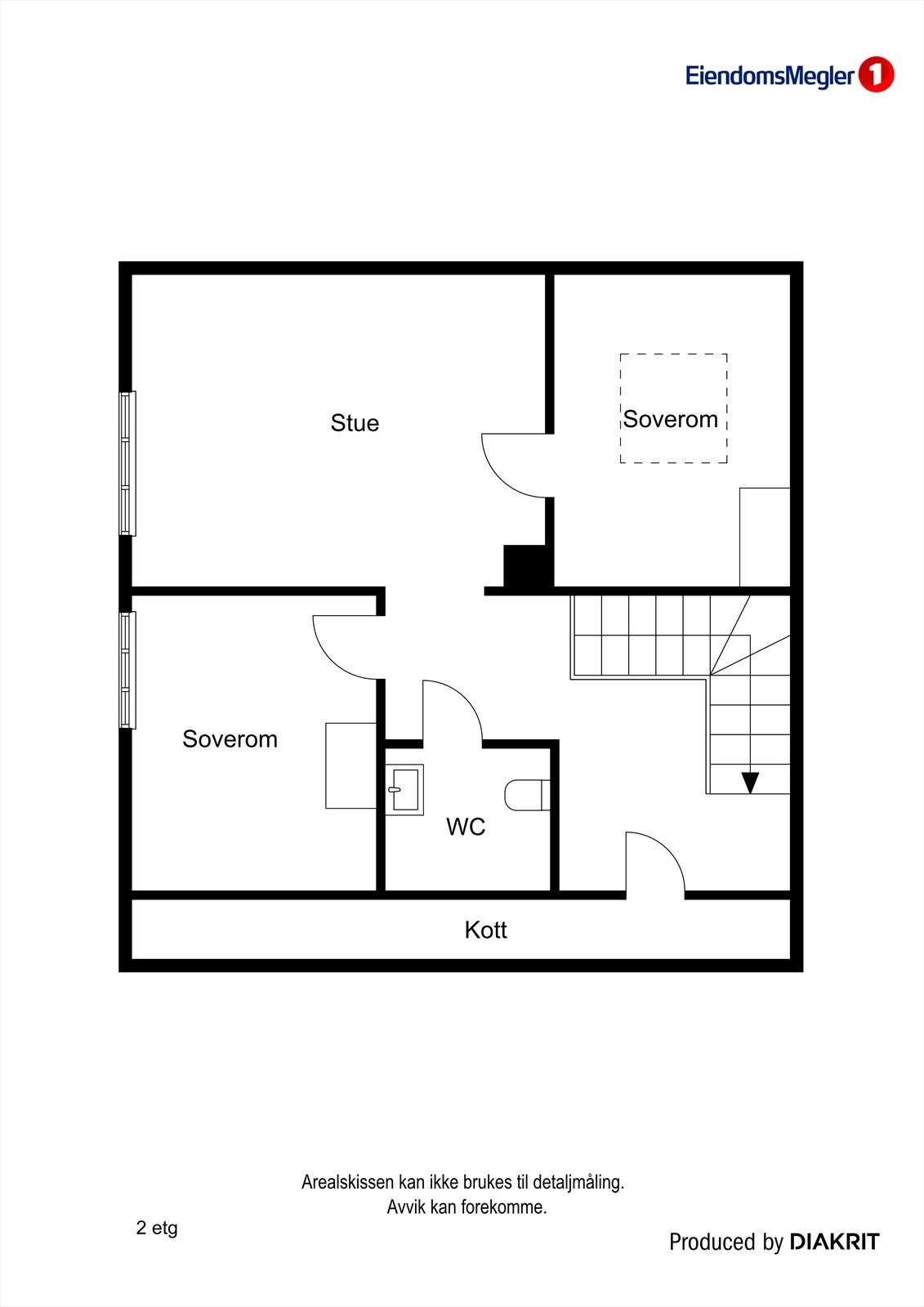 Plantegning 2. etasje. Galleribilde