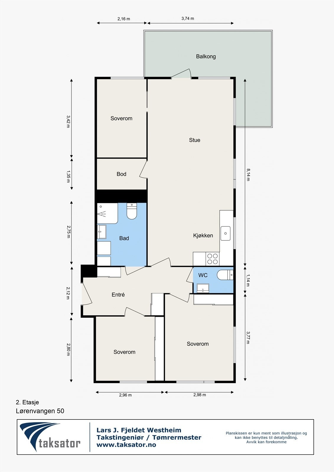 Plantegning Galleribilde
