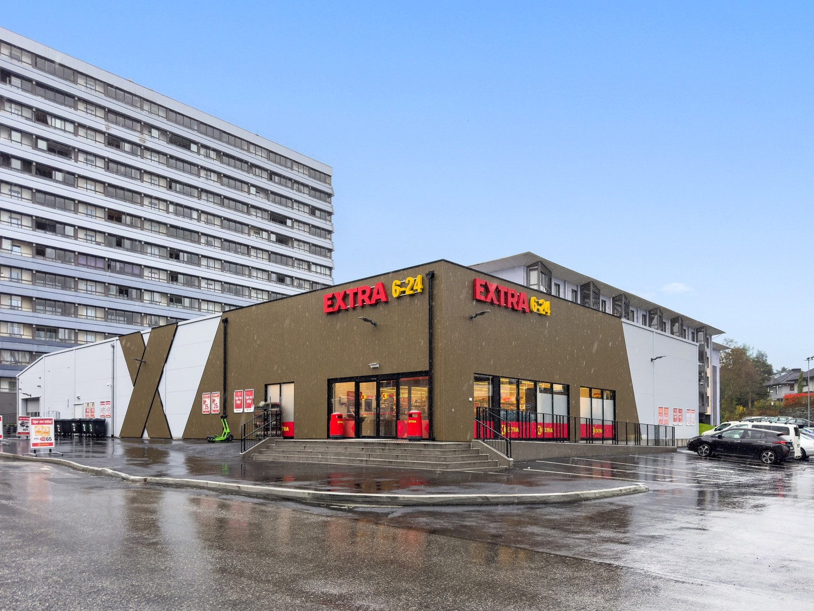 Dagligvarehandelen gjøres enkelt på Coop Extra Vadmyra, som er nyoppusset og ligger et steinkast fra boligen Galleribilde