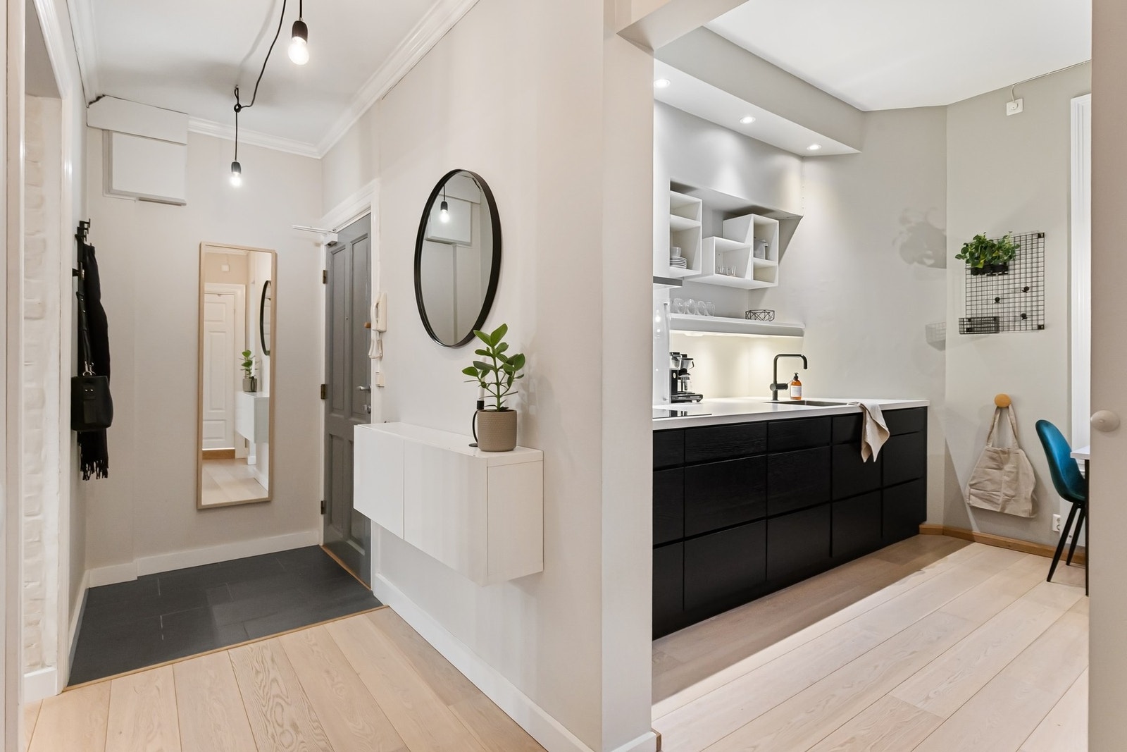 Leiligheten har en gjennomgående og god planløsning Galleribilde