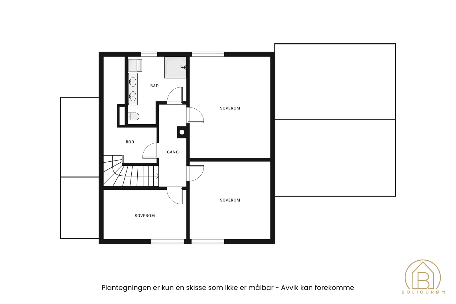 Plantegning 2. etasje. Galleribilde