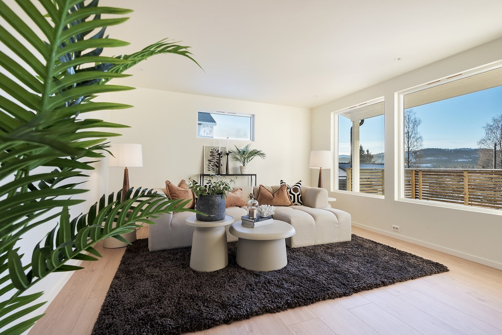 Avslappende og fin sofakrok. Galleribilde