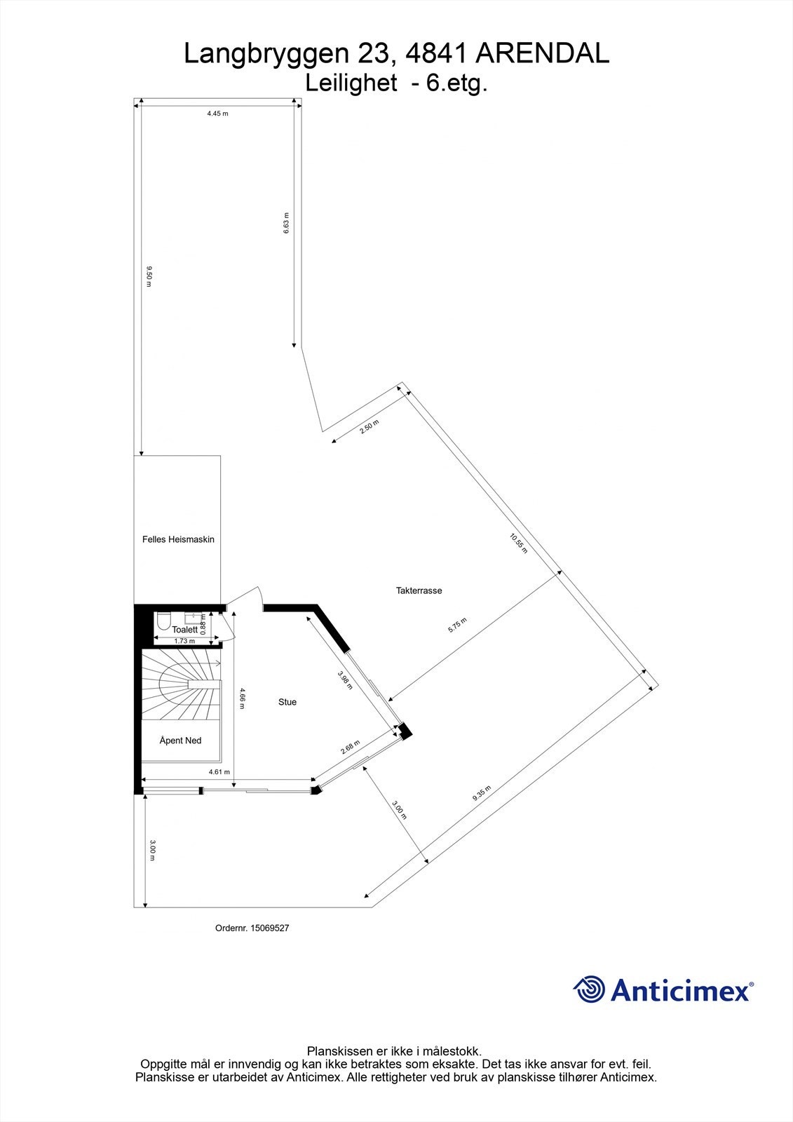 Plantegning-6 etg. Galleribilde