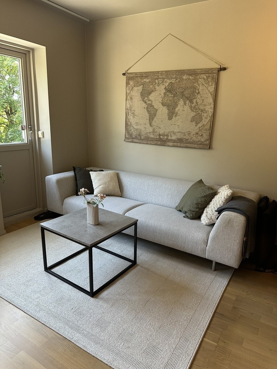 Sosial stue med utgang mot privat balkong Galleribilde