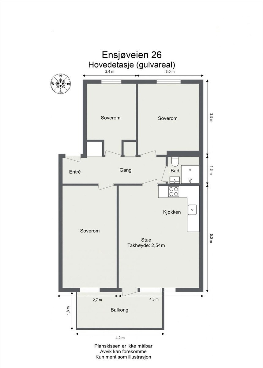plantegning Galleribilde