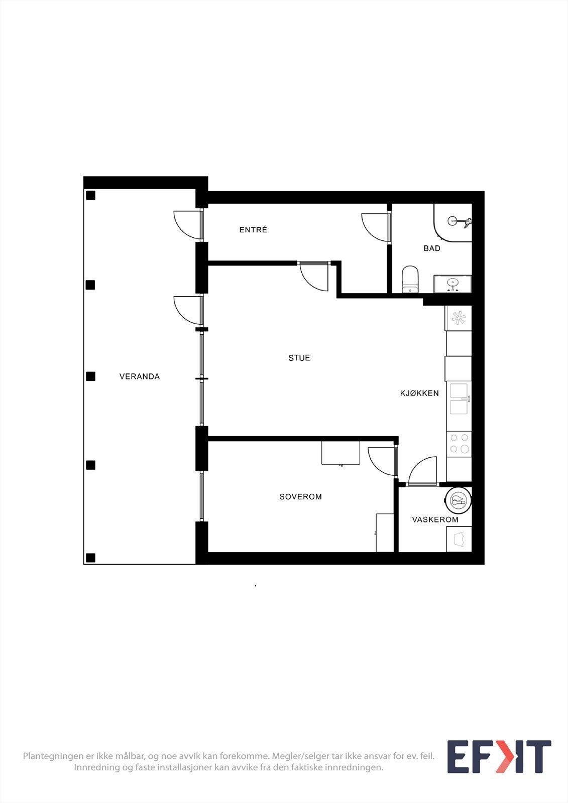 Plantegninger leilighet 1. Galleribilde