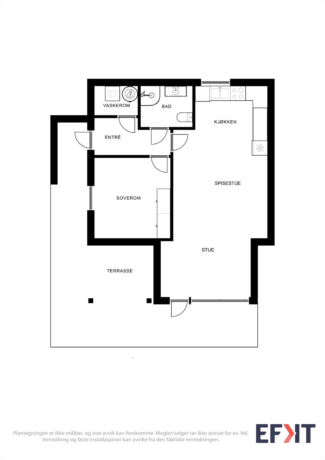Plantegninger leilighet 2 Galleribilde
