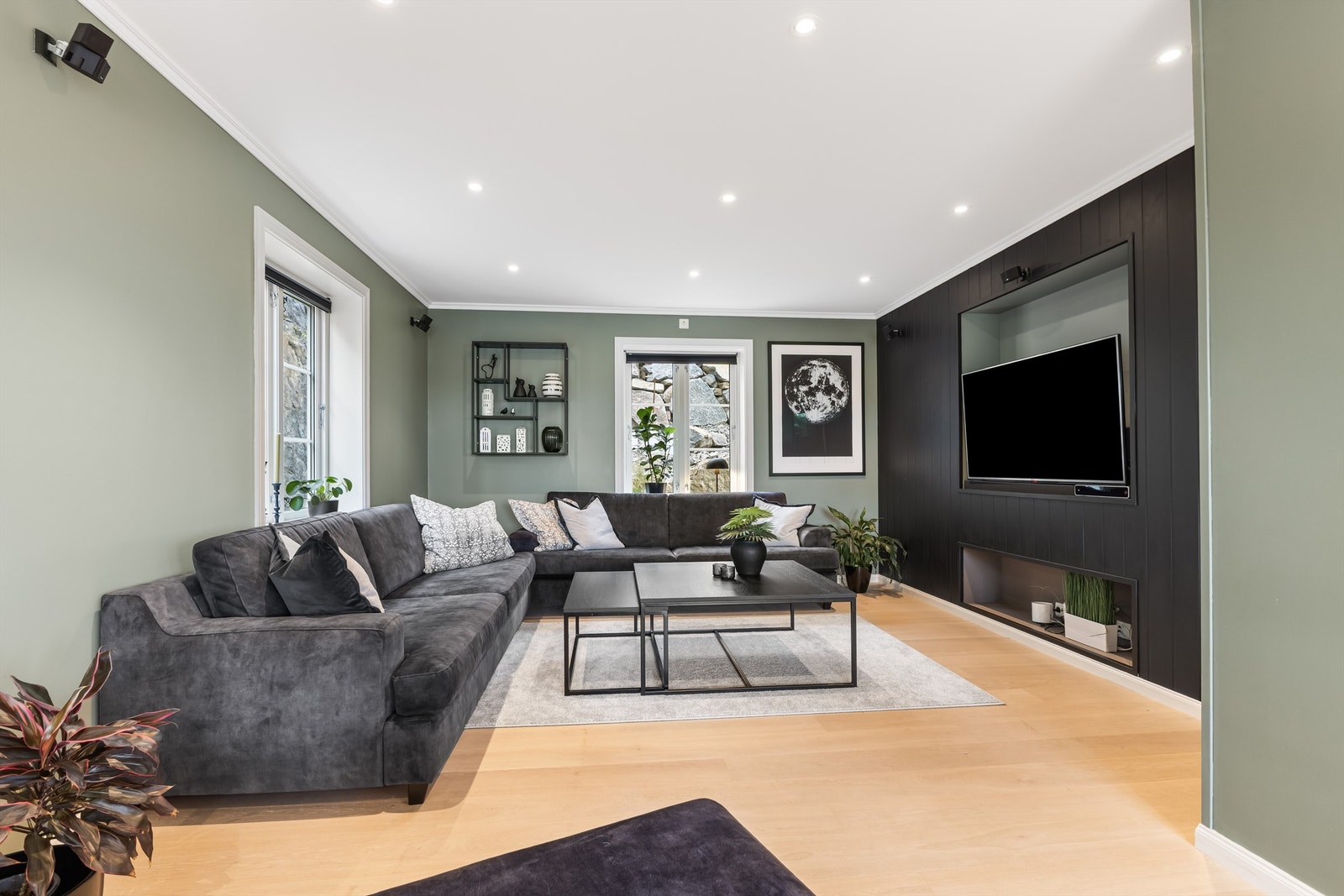 Tv-stue hovedplan Galleribilde