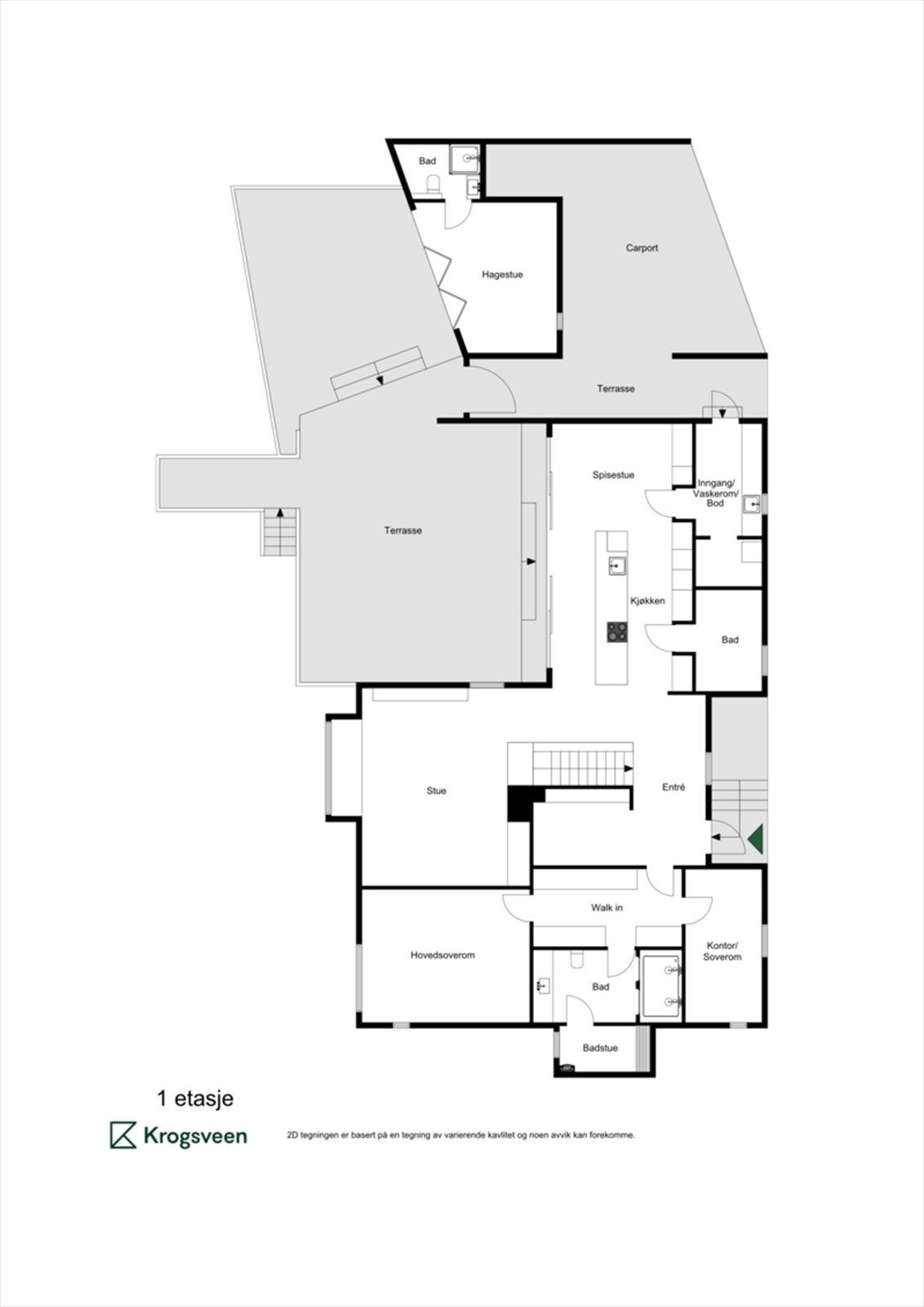 Plantegning Galleribilde