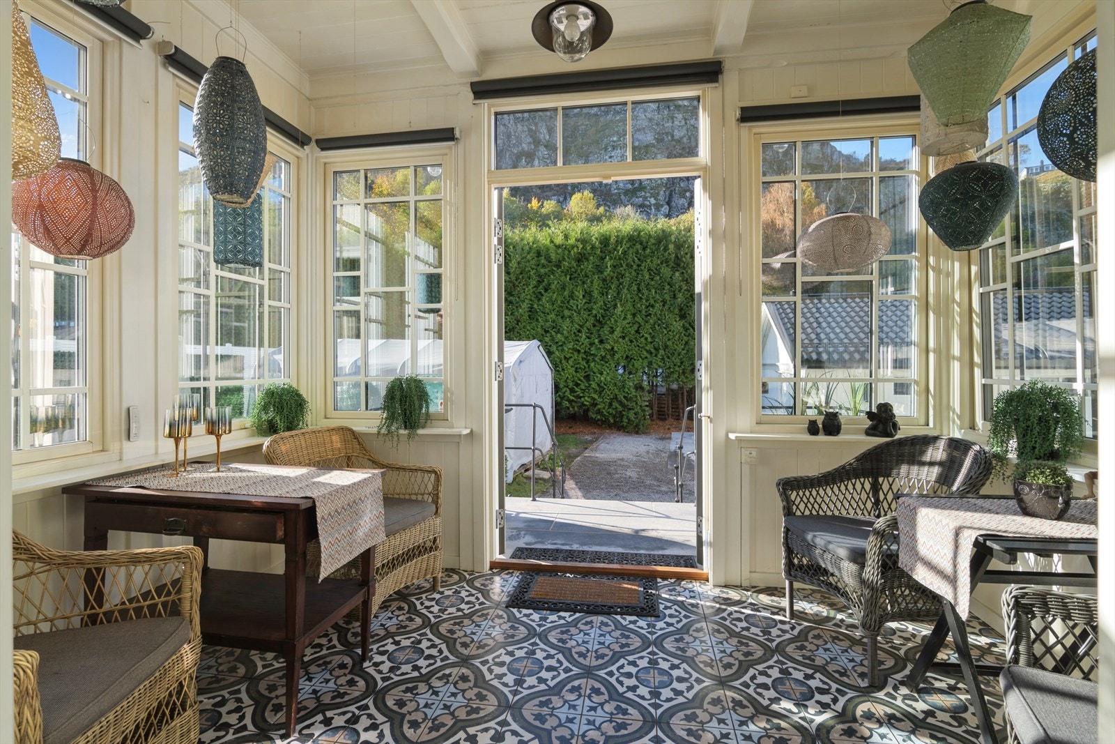 Koselig inngangsparti Galleribilde