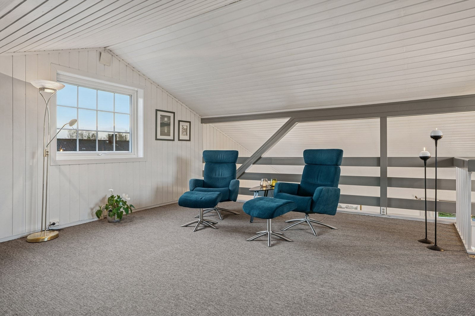 Innredet loft med god plass til ønsket møblement. Galleribilde