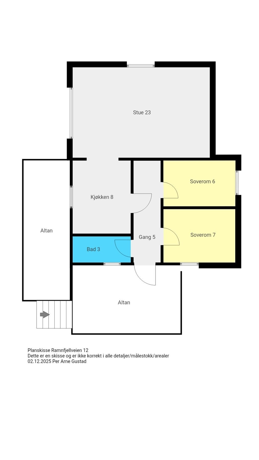 Planskisse Galleribilde