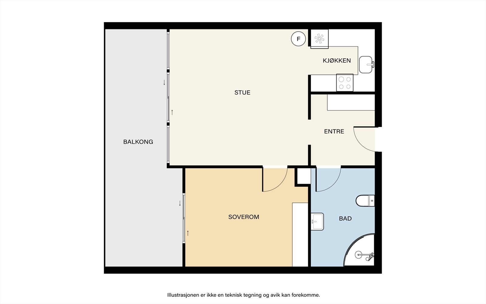 Plantegning - 3.etg. Galleribilde