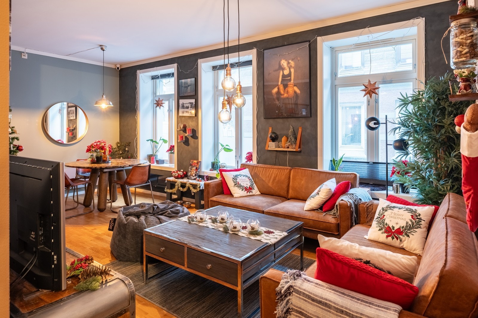 Kabel-TV og internett er inkludert i leien Galleribilde