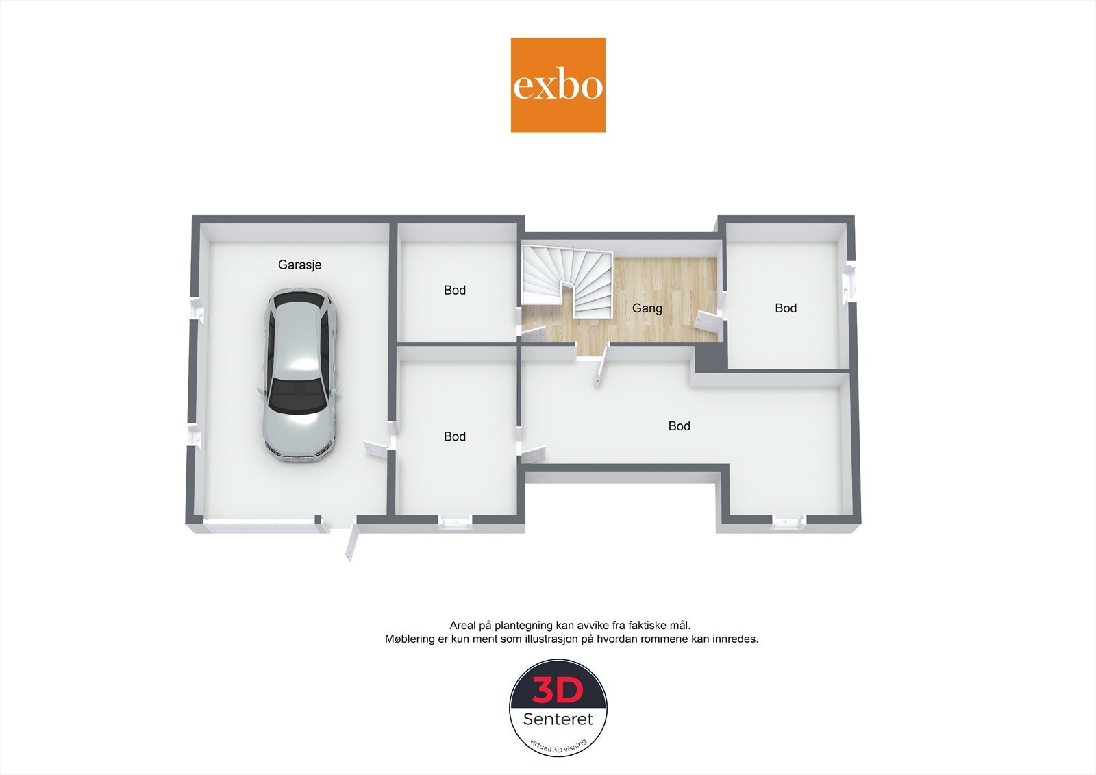 Plantegning kjeller Galleribilde