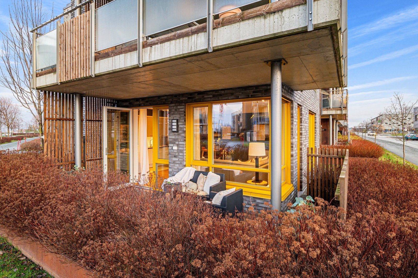 Her får du et lettstelt uteområde som egner seg godt for både avslapning og sosiale stunder. Galleribilde