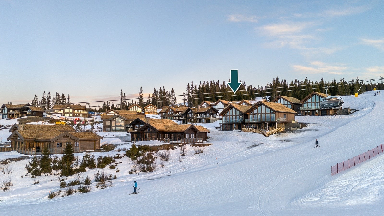 Rett ut i alpinbakken - nærmere kommer du ikke! Galleribilde