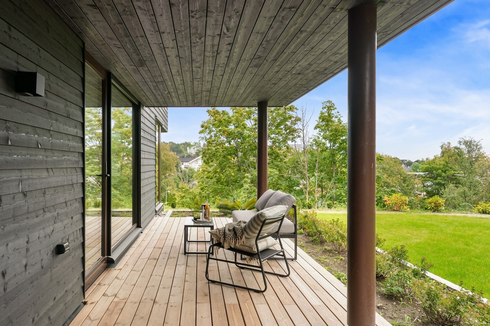 Hyggelig terrasse Galleribilde