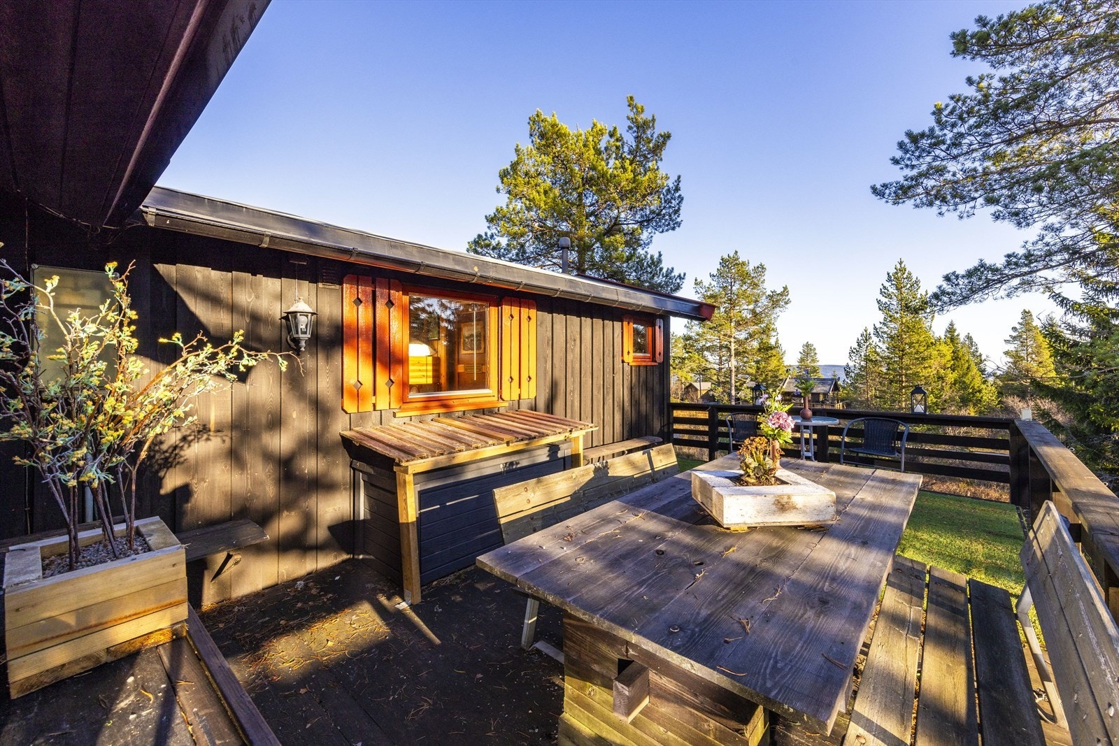 Solrik terrasse vendt mot sydøst Galleribilde