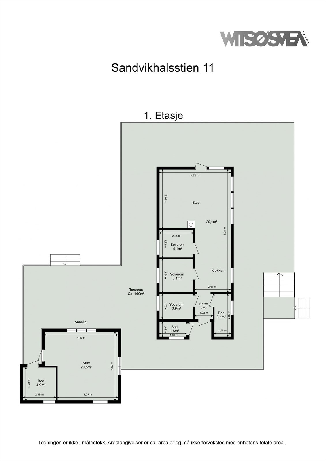 Ta en titt på planskissen og gjør deg kjent med romfordelingen! Skulle ikke oppsatt visningstidspunkt passe - ta kontakt med megler på 476 88 491, så finner vi en løsning. Galleribilde