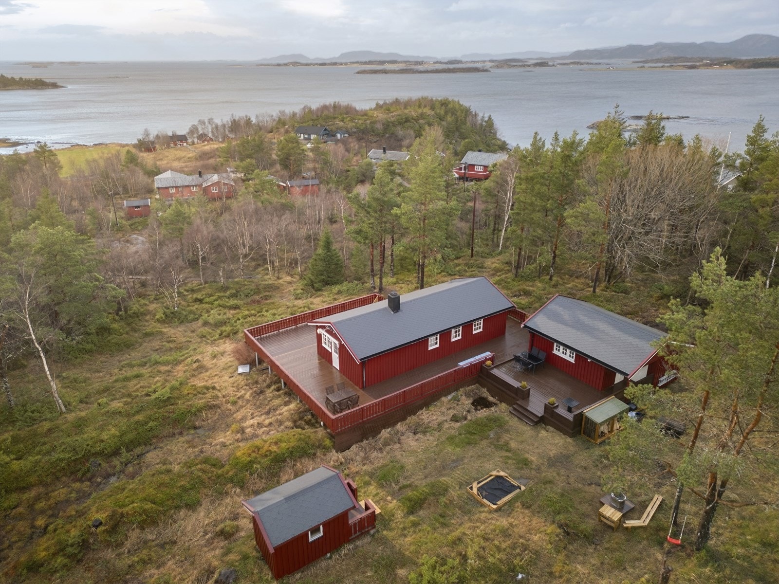 Området består stort sett av spredt fritidsbebyggelse. Galleribilde
