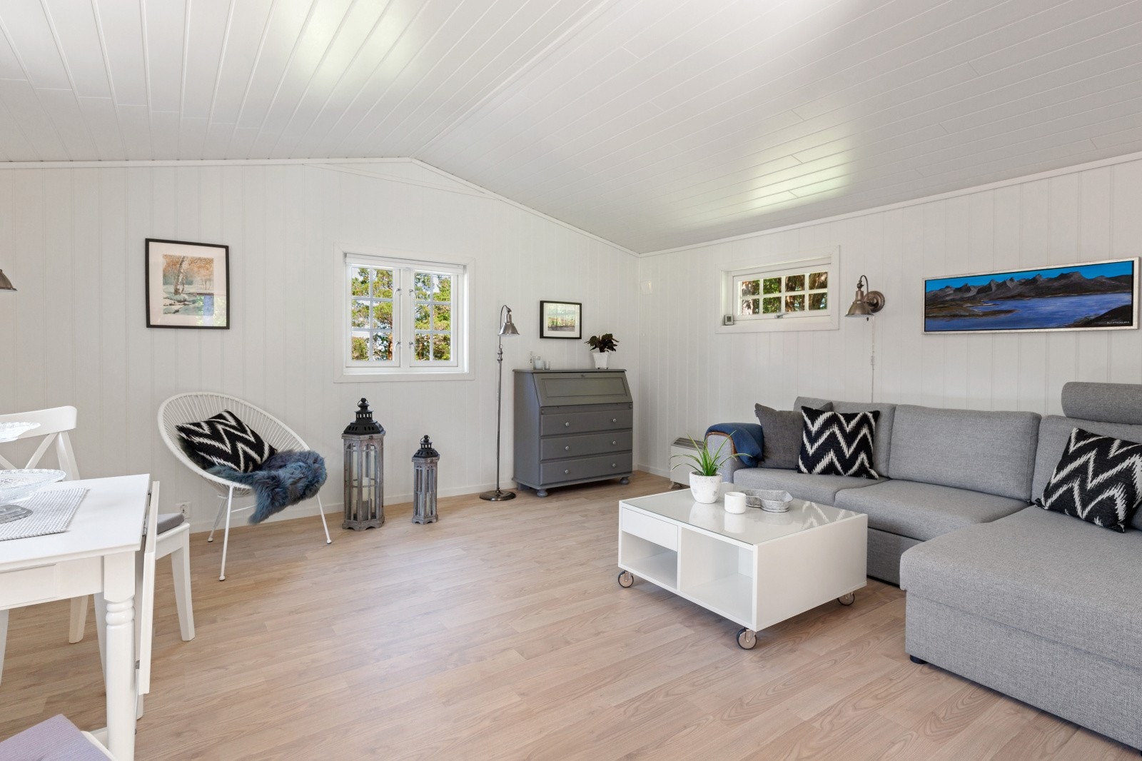 Annekset er ca. 26m². Galleribilde