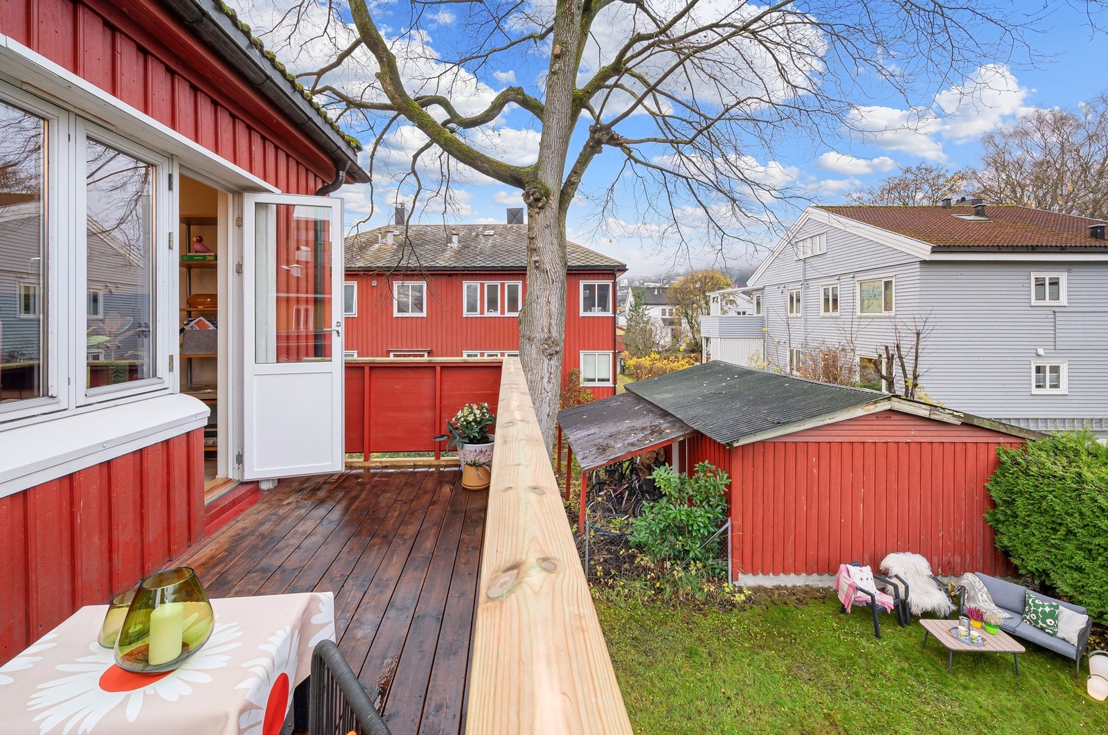 Balkongen er på 7,5 kvm. Ypperlig i sommerhalvåret. Galleribilde