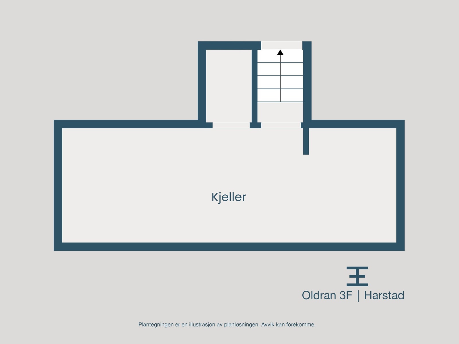 Plantegning kjeller Galleribilde