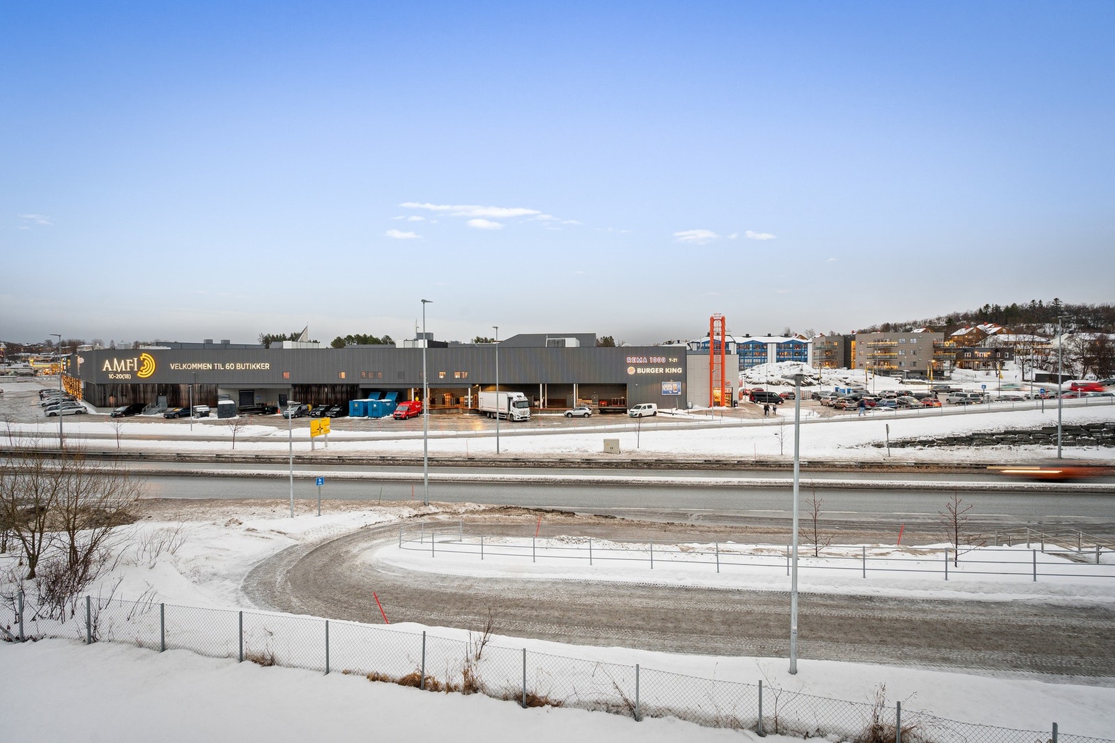 Den sentrale beliggenheten gir enkel tilgang til hverdagens nødvendigheter Galleribilde