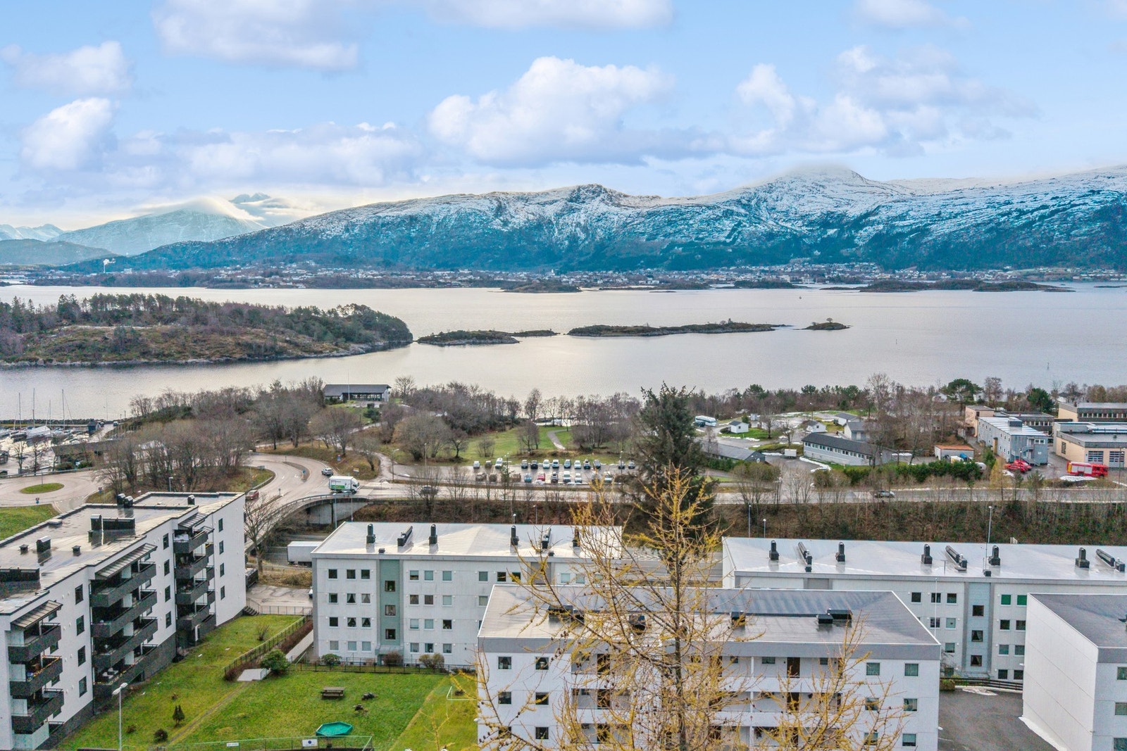 Her får du storslått utsikt og meget gode solforhold. Galleribilde