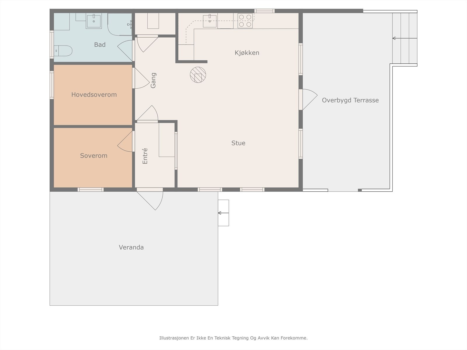 Plantegning. Galleribilde