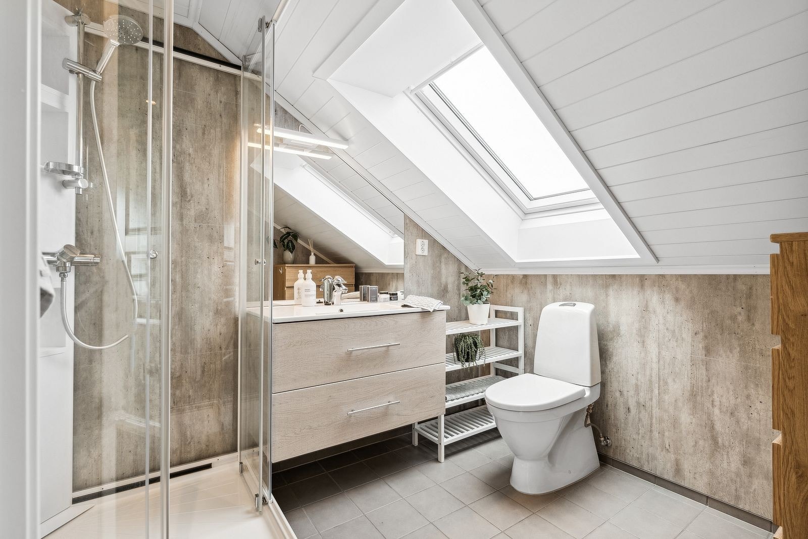 Moderne og flott bad. Galleribilde