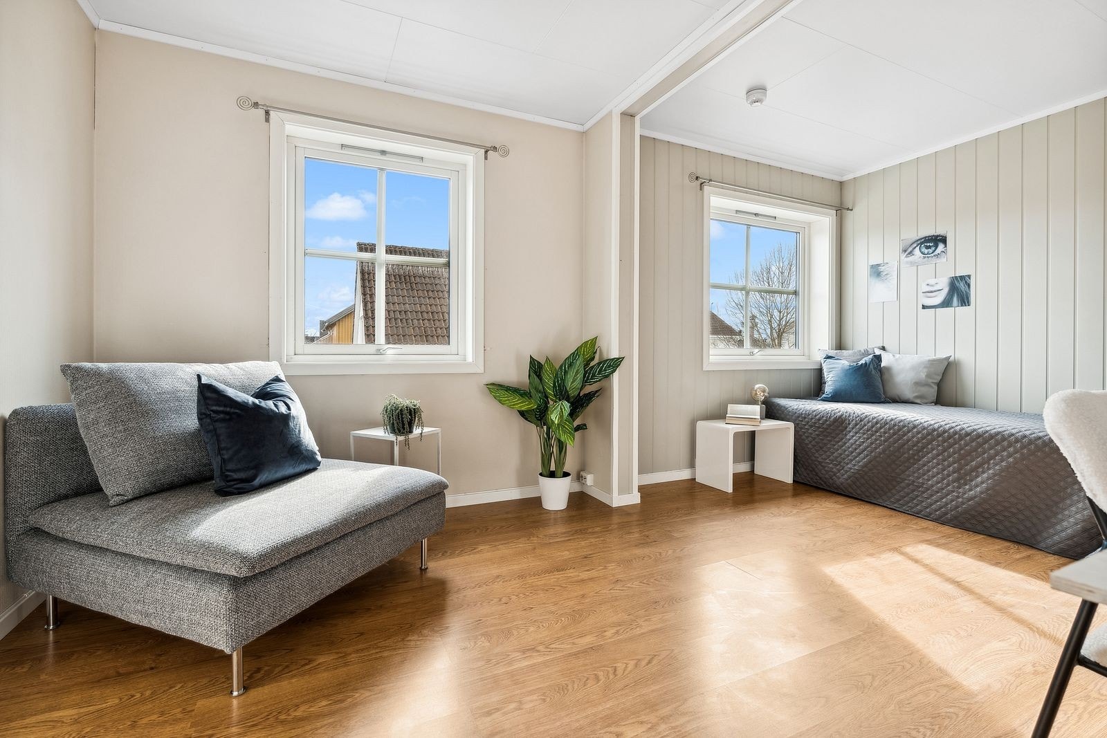 Stue med alkove på hybelen. Galleribilde